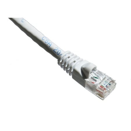 Axiom Axiom 10Ft Cat5E 350Mhz Patch Cable Molded Boot (White) C5EMB-W10-AX